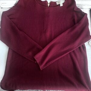 MICHAEL Michael Kors Rich Burgundy Knit Top